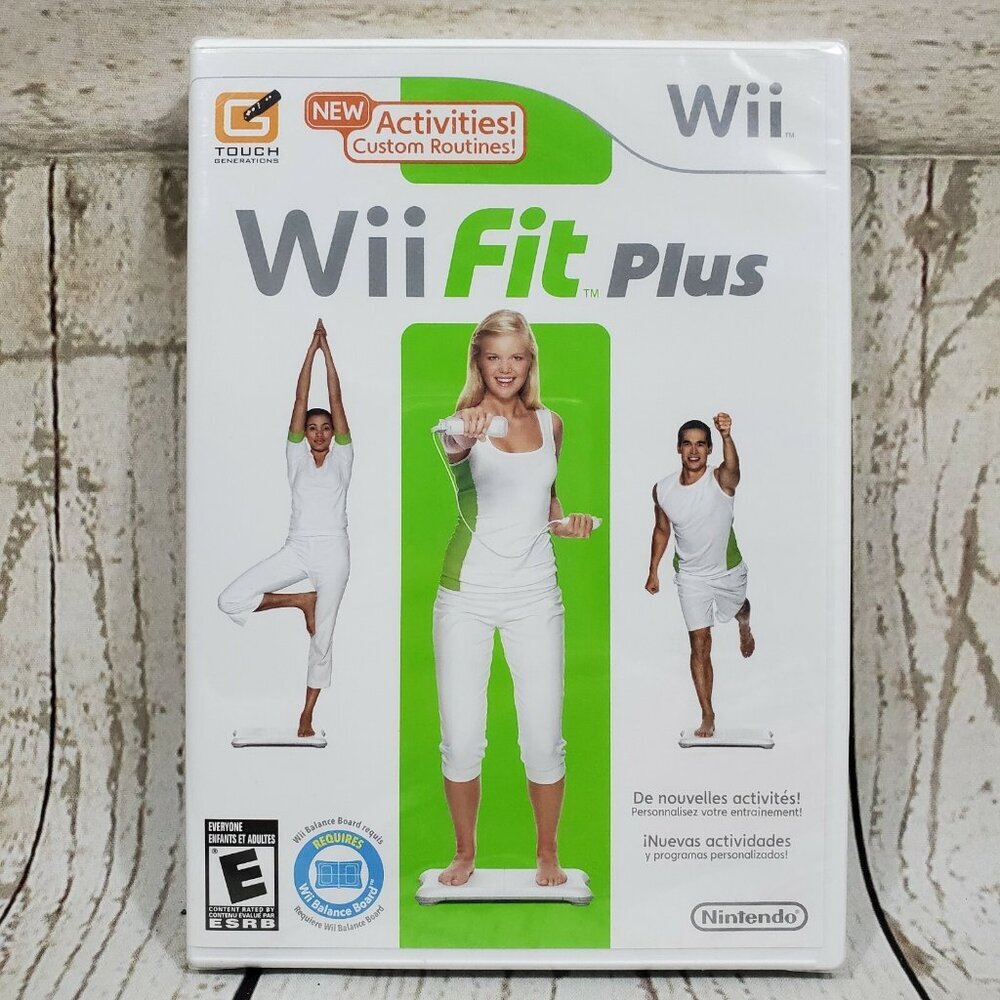 Wii Fit Plus 2009 Fitness Activities Nintendo Wii Brand New Sealed